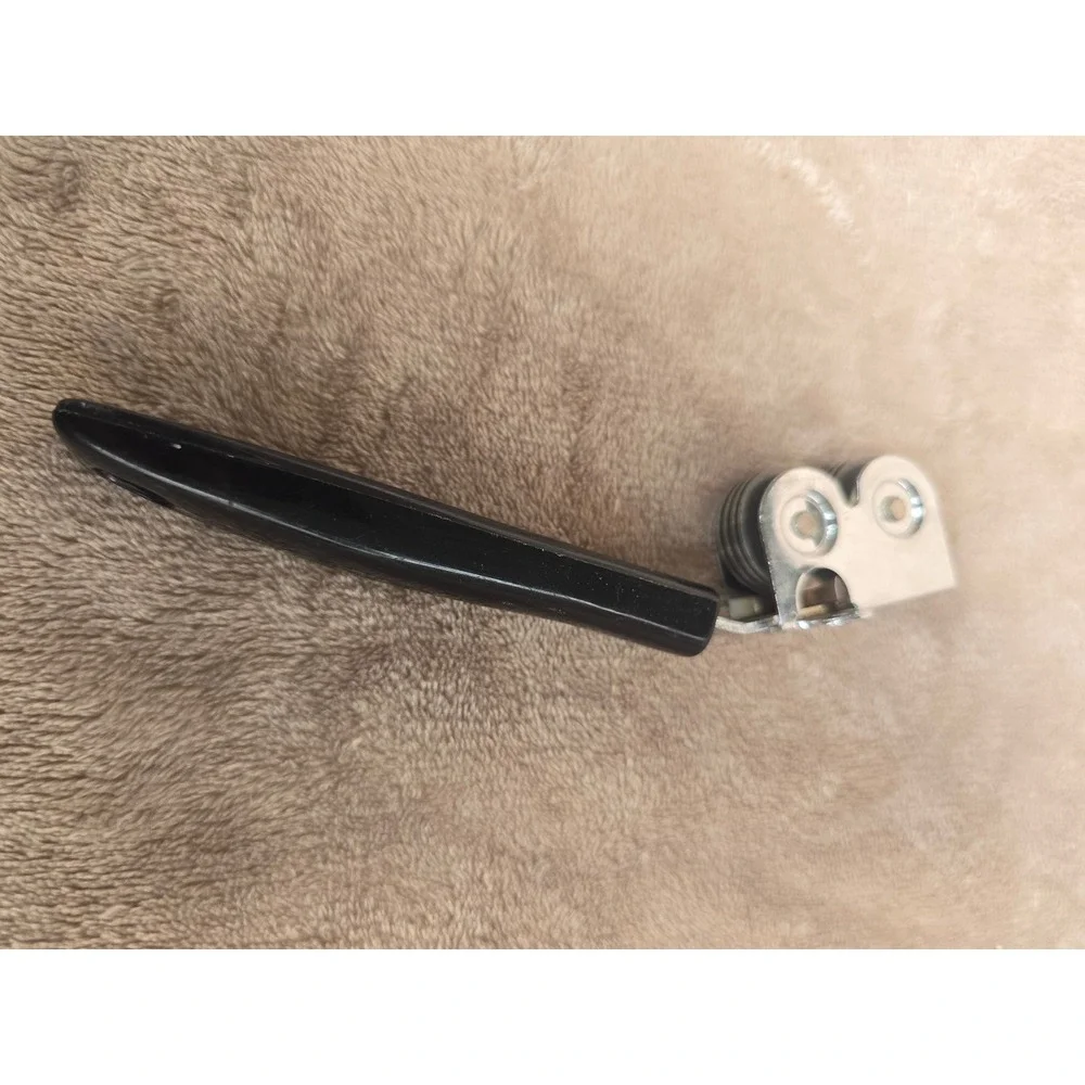 Vintage Ekco Knife Sharpener Chromium Plated USA Black Handle Handheld Tool